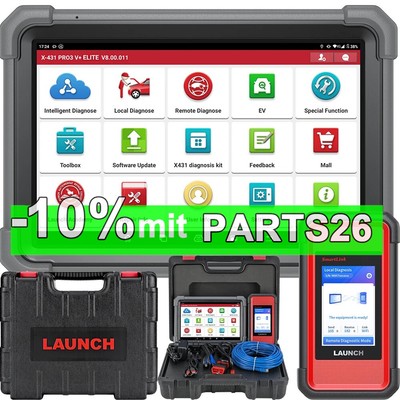 2026 LAUNCH X431 V+ Elite PRO 5 PAD OBD2 Diagnosegerät J2534 ECU Programm Coding