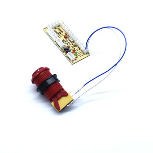 Cable arnés de cables de botón arcade de 10 piezas para joystick PCB codificador USB de retardo cero - Imagen 16 de 26