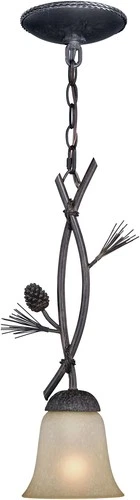 Vaxcel Lighting P0201 Sierra 6"W 1 Light Mini Pendant - MultiColor - Picture 1 of 9