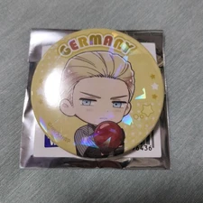 Hetalia ROUND-1 Round One Hologram Can Badge Germany