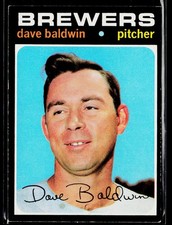 Dave Baldwin 1971 Topps #48 Milwaukee Brewers