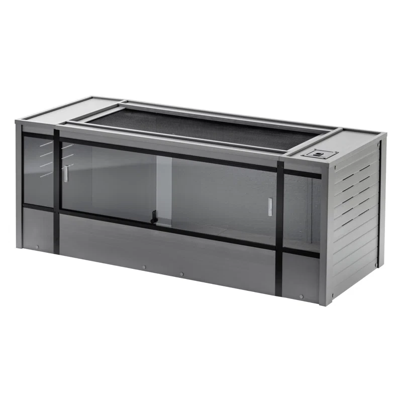 Terrario grande de salón de reptiles Deneishia con acceso frontal Foto 4 de 4