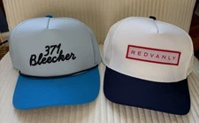 Two (2) Redvanly 5 Panel Golf Hats-Authentic Lightweight Adjustable Preowned