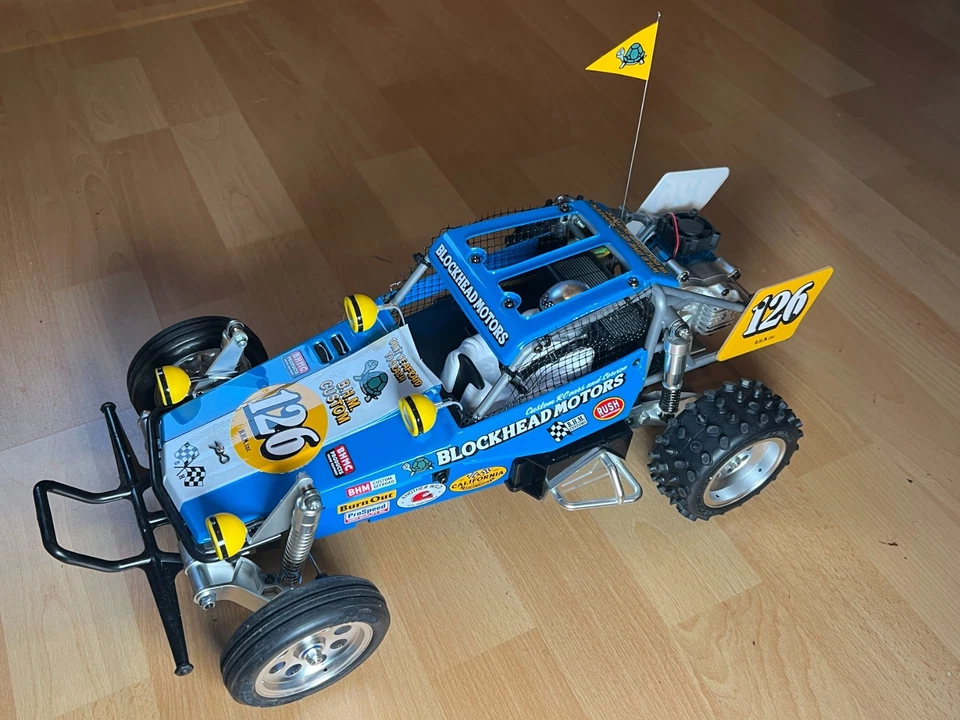 Tamiya Wild One Off-Roader Blockhead Motors 2WD 1:10, gebaut, ohne FS - Bild 3 von 4