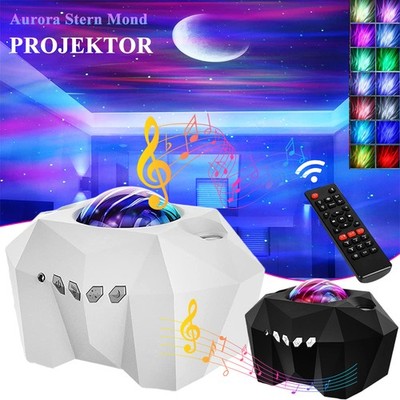 LED Sternenhimmel Projektor Nachtlicht Galaxy Aurora Sternenprojektor Lampe