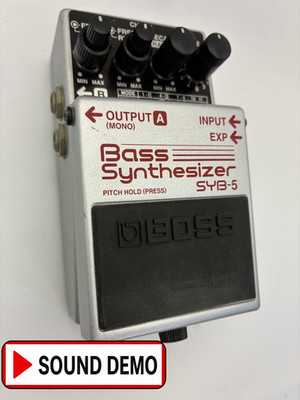 BOSS SYB-5 Bass Synthesizer Pedal Tested Working w/ Demo MIT Taiwan Japan