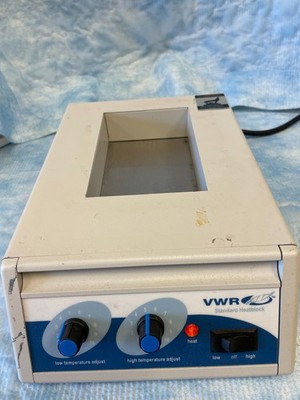 Working, VWR Standard Heatblock, Dry Bath ,Incubator 13259-032/ (no heat block)