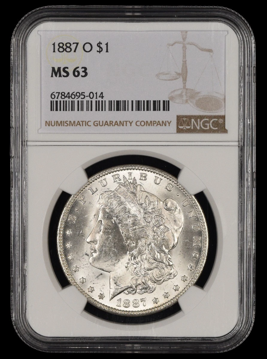 MS 63 Graded 1887 Year Morgan US Dollars (1878-1921) for sale | eBay