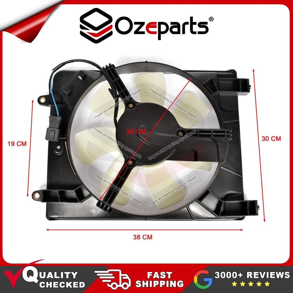 AC Air Condensor Fan Assembly With Motor For Honda Civic FD 2006~2012 (1.8L) - Image 2 of 4