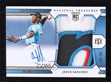 2021 Panini National Treasures Gold 8/49 Jesus Sanchez #224 Auto 1a4z