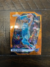 Miles Bridges 2024-25 Panini Prizm #43 Orange Ice Prizm Charlotte Hornets