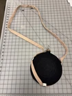Repro Civil War "Bullseye" Canteen w/ Dark Blue Wool Cover and cotton sling