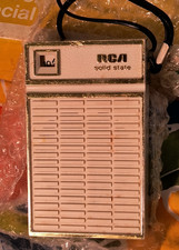 RCA Model RZG104Y - 50th Anniv Transistor AM Transistor Radio w/Box - UNTESTED