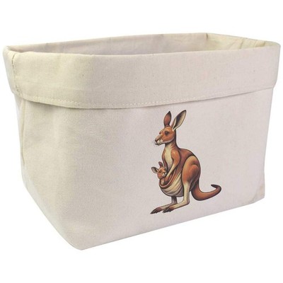Großer Canvas-Organizer/Aufbewahrungstasche ''Känguru mit Joey'' (OR00034272)