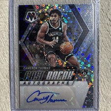 2023-24 Panini Mosaic Fast Break  Auto Nets Cameron Thomas 