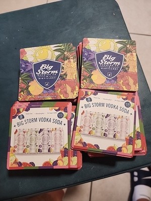 BIG STORM BREWING CO. And Distillery Coaster 100pack BRAND NEW SEALED