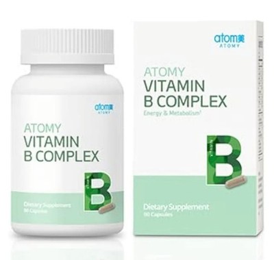 Atomy Vitamin B Complex Energy Metabolism Vegan Gluten Free Non GMO 90 caps 