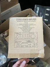 Pyle PDA29BU Wireless Bluetooth Stereo Power Amplifier RCA & Speaker Terminals