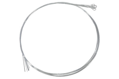 Folkcraft  Plain Steel Strings, Loop Ends, Pack Of Twelve, .011