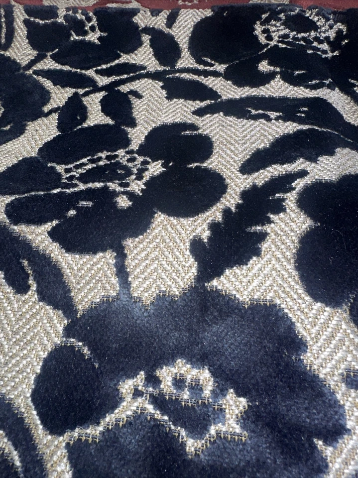 West Elm  Jacquard Velvet Pillow Covers 14x26 Brand NEW, 3 Burgundy & 1 Navy - Image 2 of 4