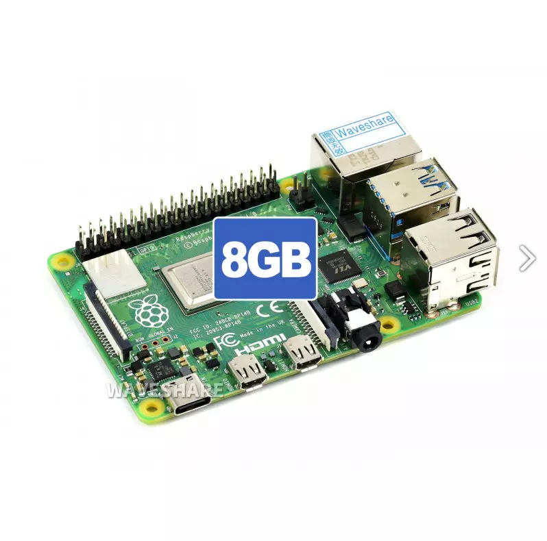 Original Raspberry Pi 4 Model B 4B RAM 2GB 4GB 8GB Core 1.5Ghz 4K