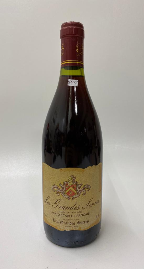 Vintage Bottle - Les Grandes Serres Marque Déposé Vin De Table Français 0,75 lt.