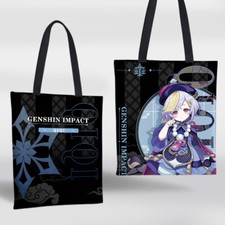 Genshin Impact QiQi Anime Shopping Bags Shoulder Bag Schoolbag Handbag Gift 5