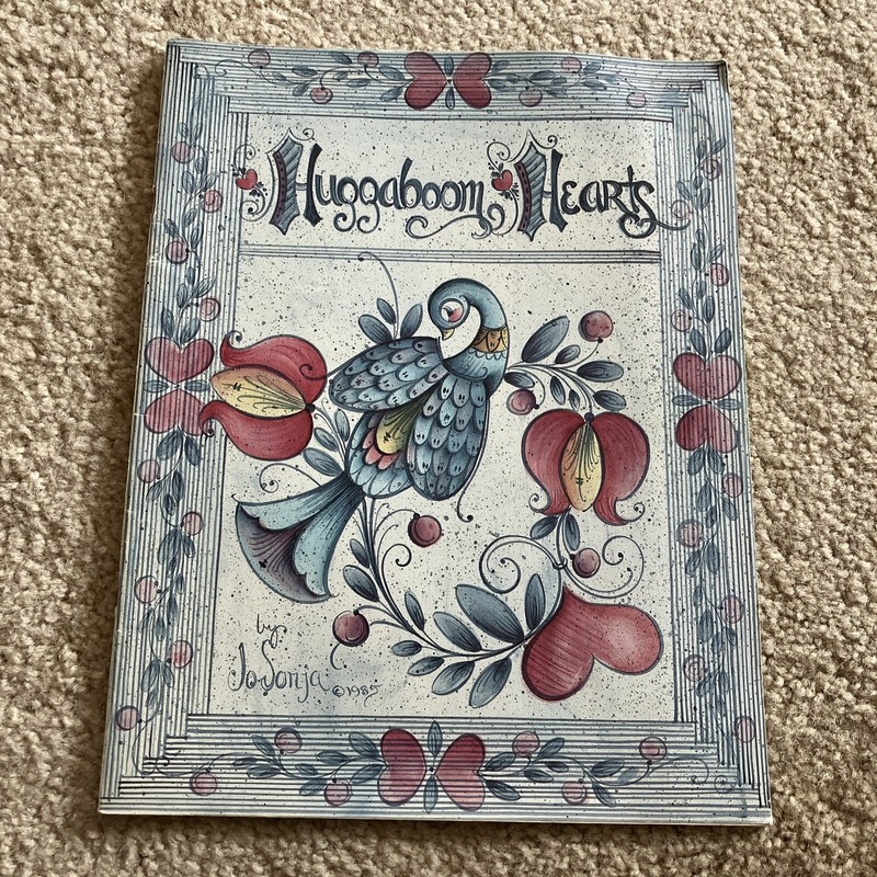 Huggaboom Hearts by Jo Sonja 1985 Tole Decorative Painting Book, 17700
