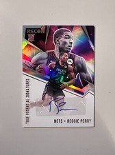 2020 Panini Recon True Potential Signatures Reggie Perry #TPS-RGP Rookie Auto RC