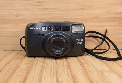 Pentax Espio 140 Point and Shot 35mm Film Camera, Pentax Zoom Lens