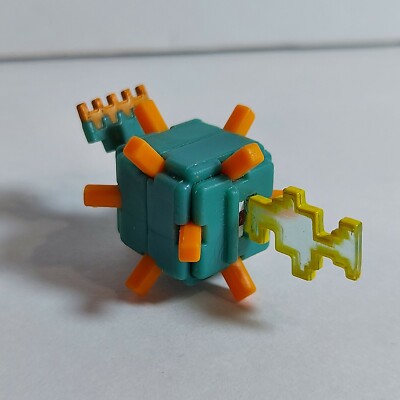 Minecraft Mini Figures End Stone Series 6 1 Laser Firing Guardian Figure Mojang Ebay