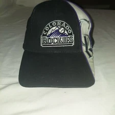 Vintage Colorado Rockies Hat Adjustable Drew Pearson Marketing Signature Series