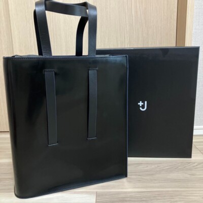 【関税&送料込】Jil Sander Black Leather Shopping Bag s-l400.jpg