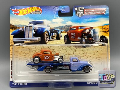 Hot Wheels Car Culture Team Transport '32 FORD SPEED &!WAZE #32 Real Riders