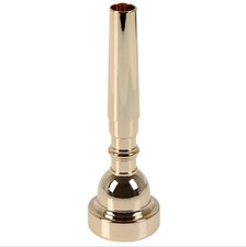 Gold Plated Trumpet Mouthpiece 5C Fit Bach Standard Trumpet