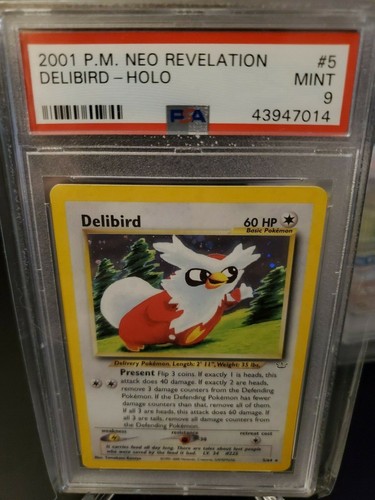 Delibird (Unlimited) graded PSA 9 for sale on eBay