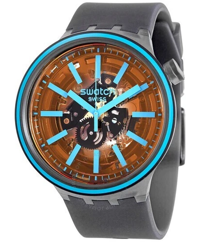 SWATCH BIG BOLD, SWISS MADE, "FIRE TASTE"  WATCH,  SO27B112, NEW IN BOX