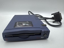 Iomega - 100MB External PC Zip Drive - Blue - Comes w/ Computer Cable UNTESTED