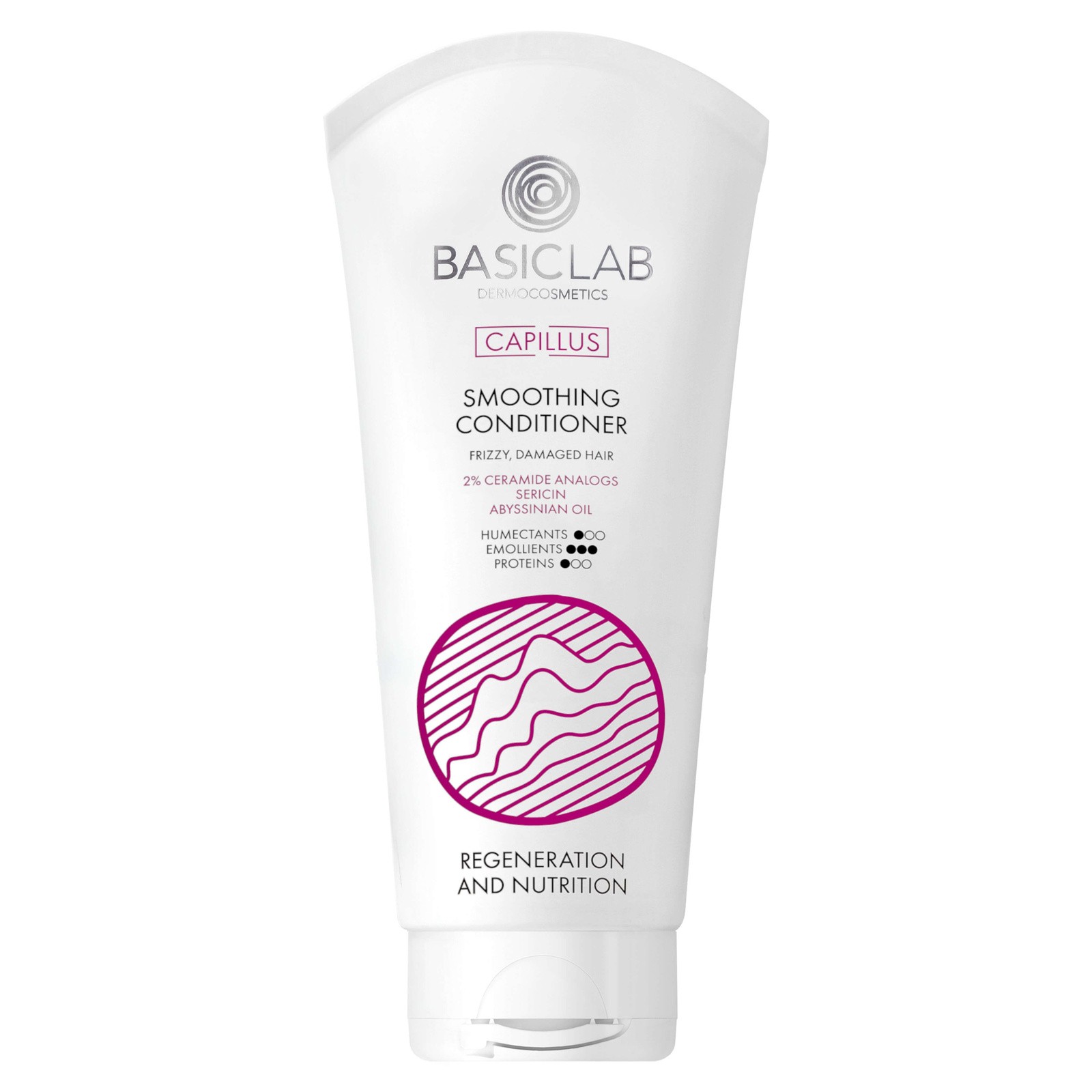 BasicLab Capillus Smoothing Conditioner Frizzy Damaged Hair 100ml