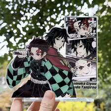 Demon Slayer Tanjiro Kamado Giyu Tomioka Acrylic Figure Model Collection 10cm
