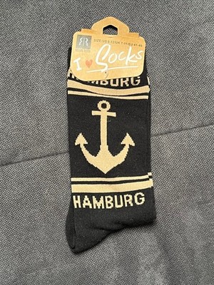 Socken Hamburg Anker Unisex Neu mit Etikett Gr. 41-46 I love Socks 