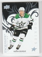 HOCKEY NHL 2024-25 UD ICE EXQUISITE MAVRIK BOURQUE/299  ROOKIE  STARS #R-41