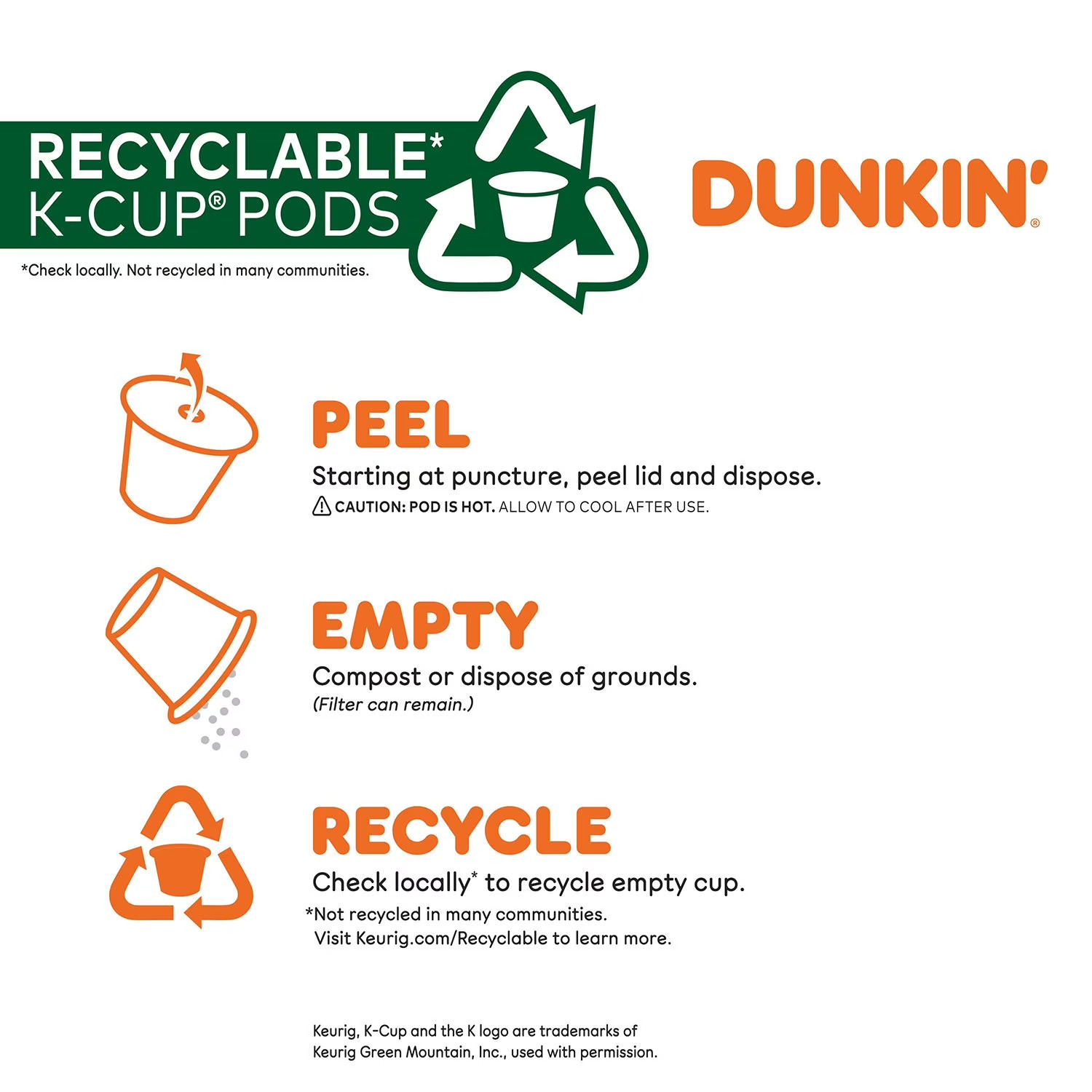 Dunkin' Donuts Decaf Coffee K-Cups, Medium Roast (54 ct.) Great Price
