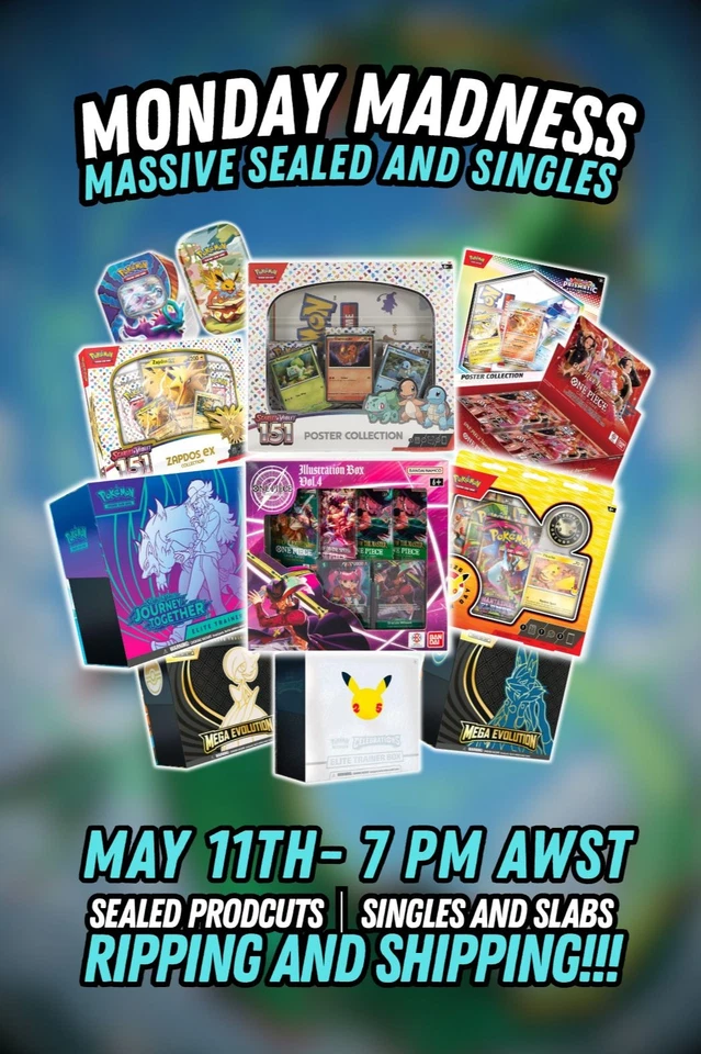 $1 Auction | Singles | Slabs | Sealed 🔥