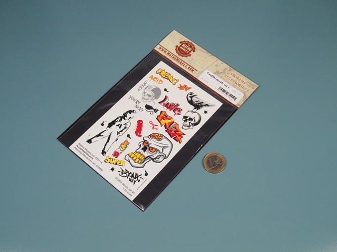 Matho Models 35114 - 1:35 Graffiti Decals Set 1 - New