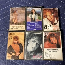 reba mcentire Cassette Tapes Lot Of 6 W/Previous Owners Name On Em