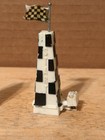 Vintage HO Scale Aurora Start Finish flags slot cars track scenery ThunderJet — photo 9