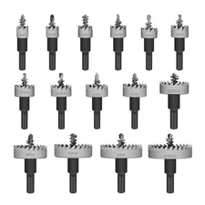 HSS Drill Bit Hole Saw Tooth Stainless Steel Metal Alloy Cutter 20~100mm