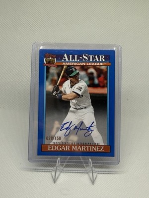 2026 Topps Series 2 Edgar Martinez Autograph#91AS-EMA 1991 Topps All-Star Blue
