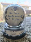 Jim Lonborg Signed Inscribed Baseball Mickey Mantle Last HR #536 9-20-68 BAS